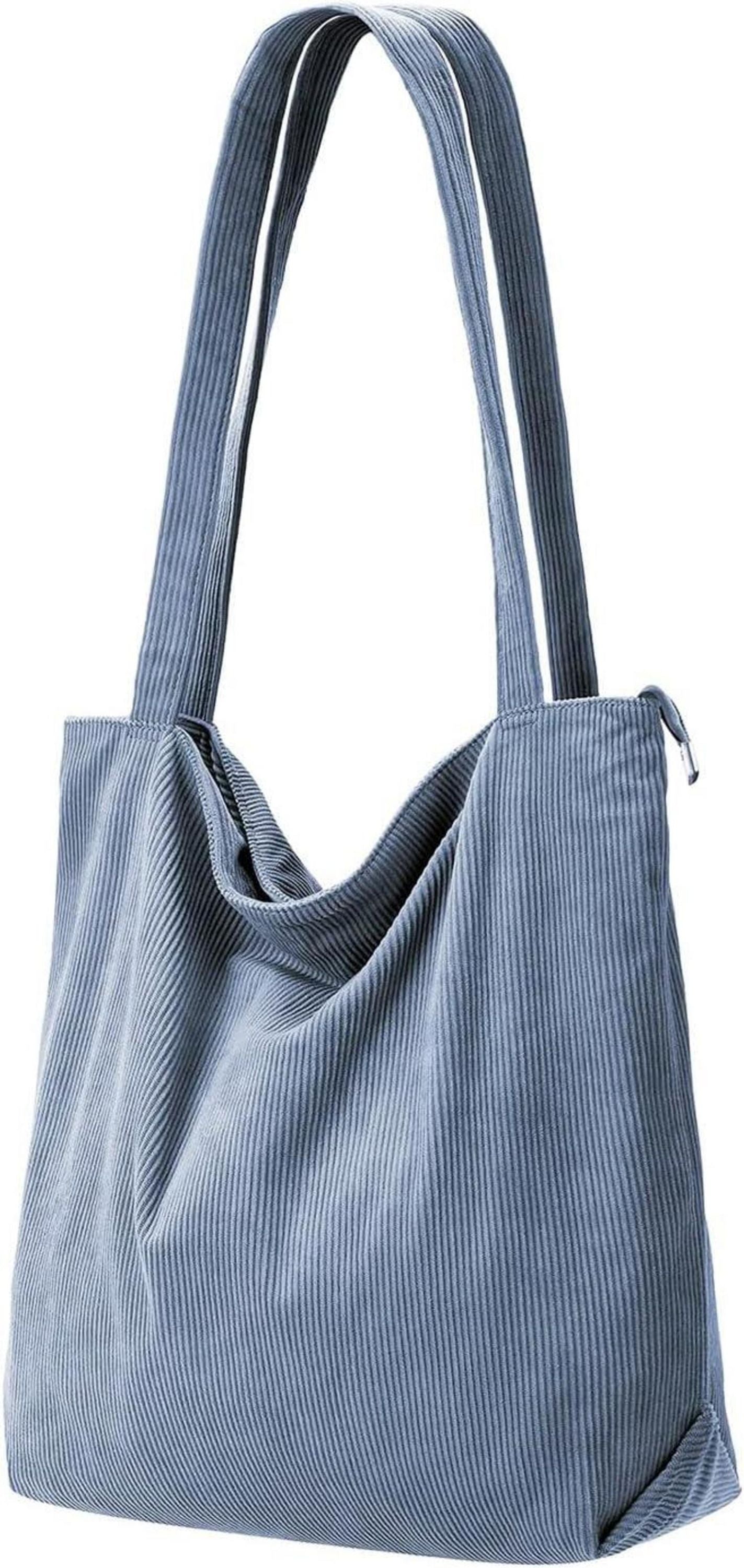 Cord Shopper Tasche Damen Handtasche groß Umhängetasche