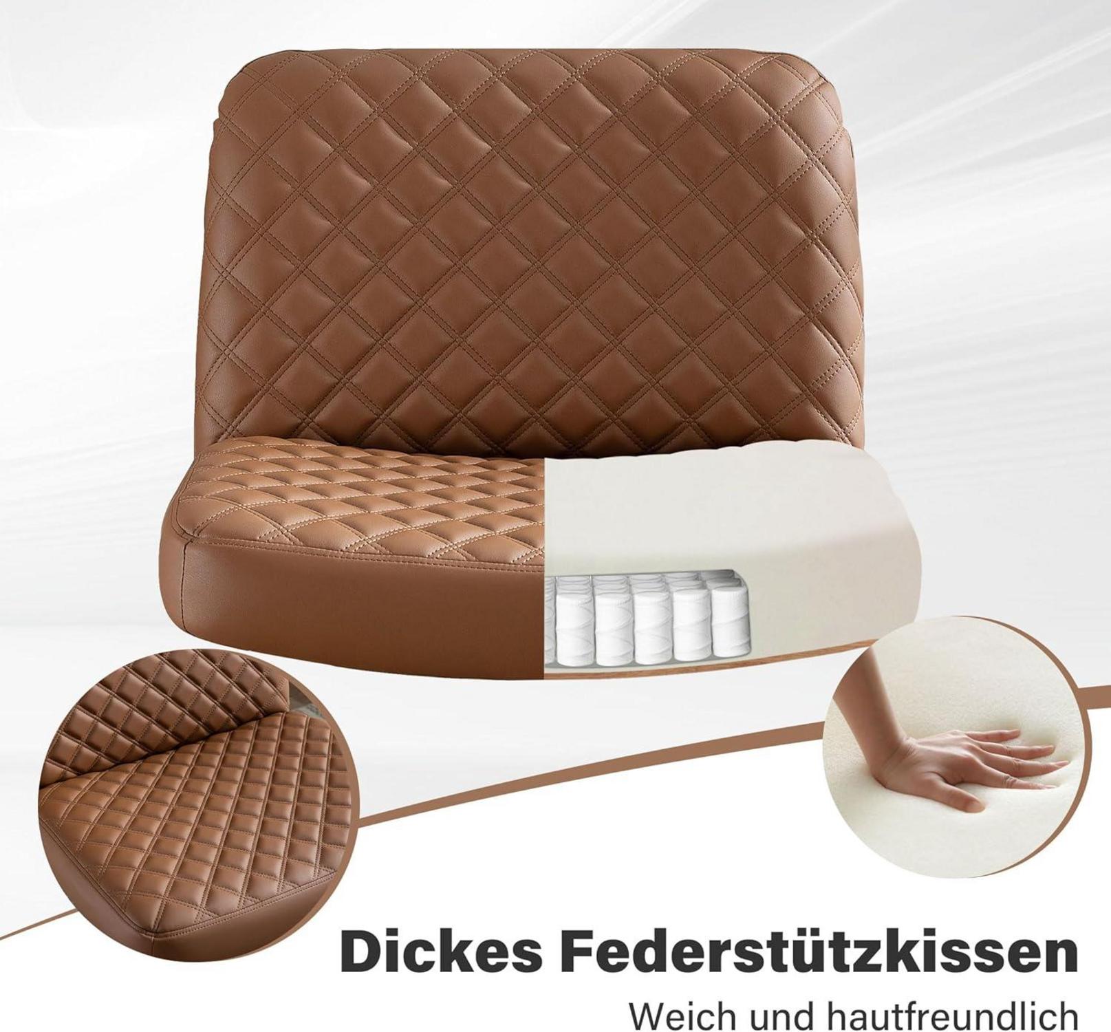 Bürostuhl ohne Armlehnen Höhenverstellbar Lesesessel Wippfunktion