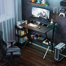 Kleiner Computertisch 70x48cm mit Regal für Home Office