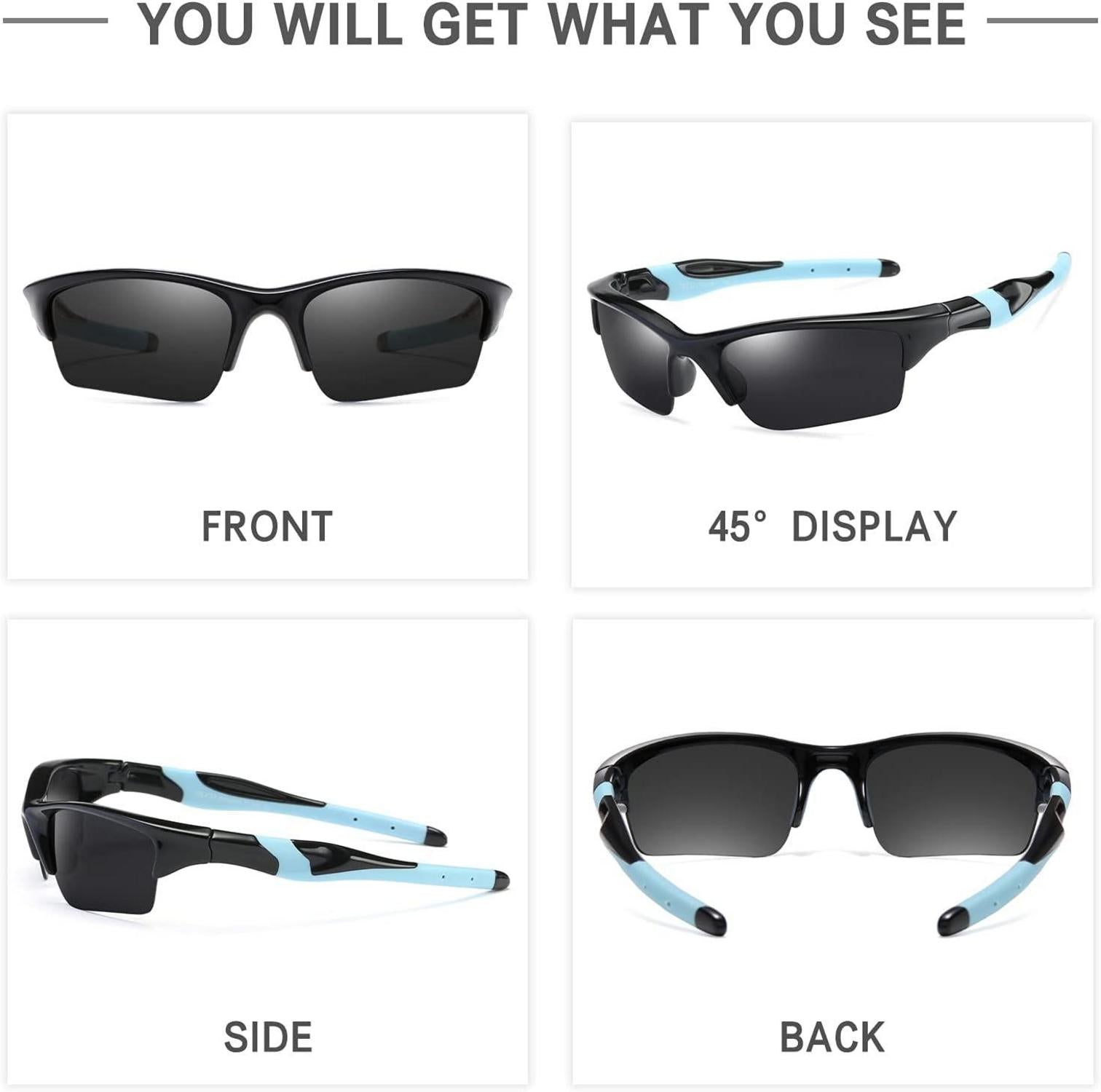 Kinder Sonnenbrille polarisiert UV Schutz verstellbares Band