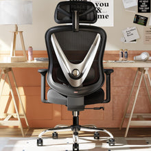 Ergonomischer Bürostuhl mit 3D Lendenstütze & verstellbaren Armlehnen