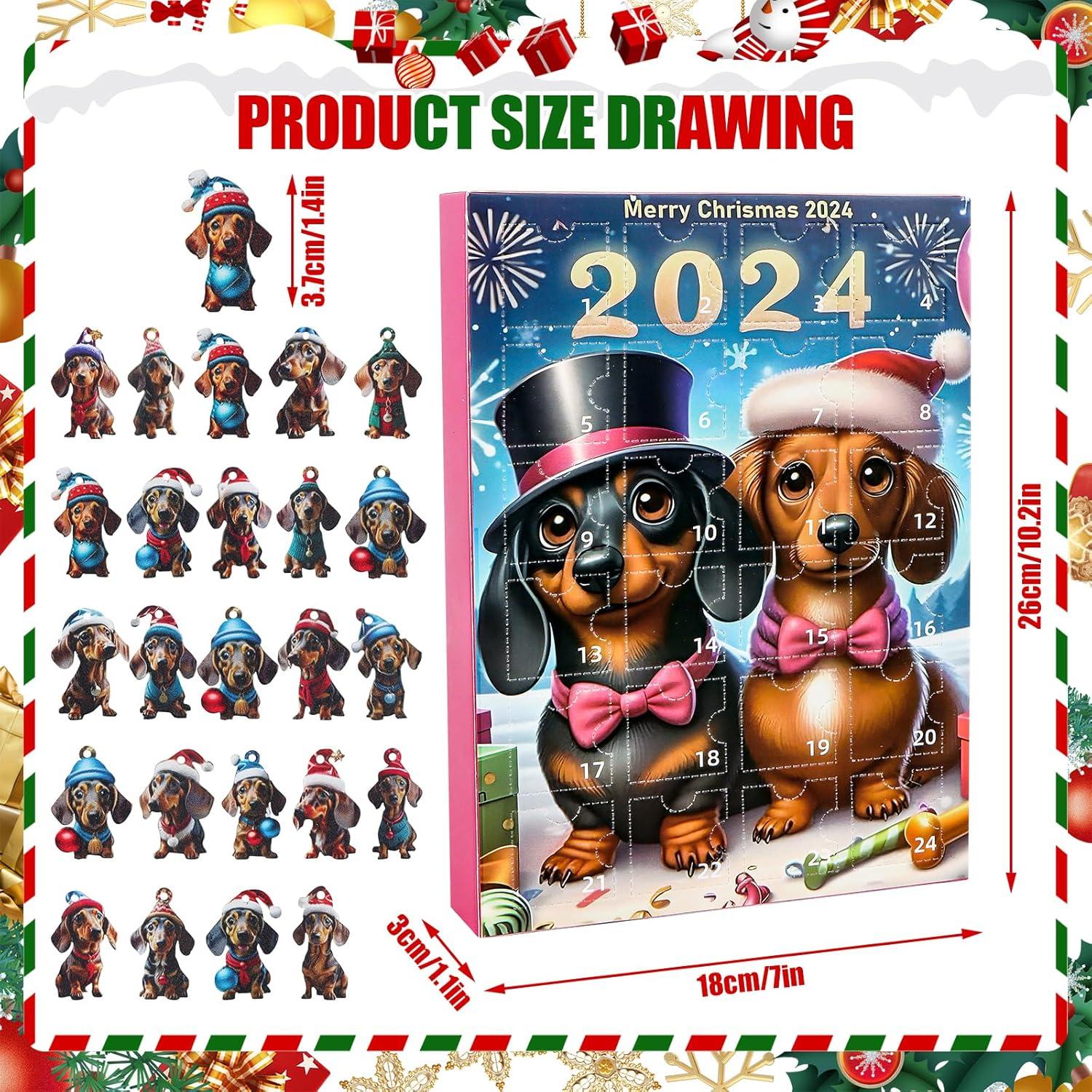 Weihnachtsbaum Welpe Anhänger | Adventskalender 2024