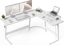 Gaming Eckschreibtisch L Form Monitorständer