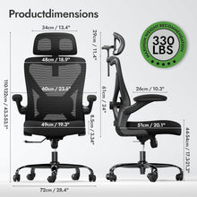 Ergonomischer Bürostuhl mit Lendenwirbelstütze und