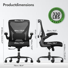 Ergonomischer Bürostuhl mit Lendenwirbelstütze