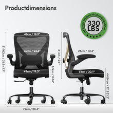 Ergonomischer Bürostuhl mit Lendenwirbelstütze und