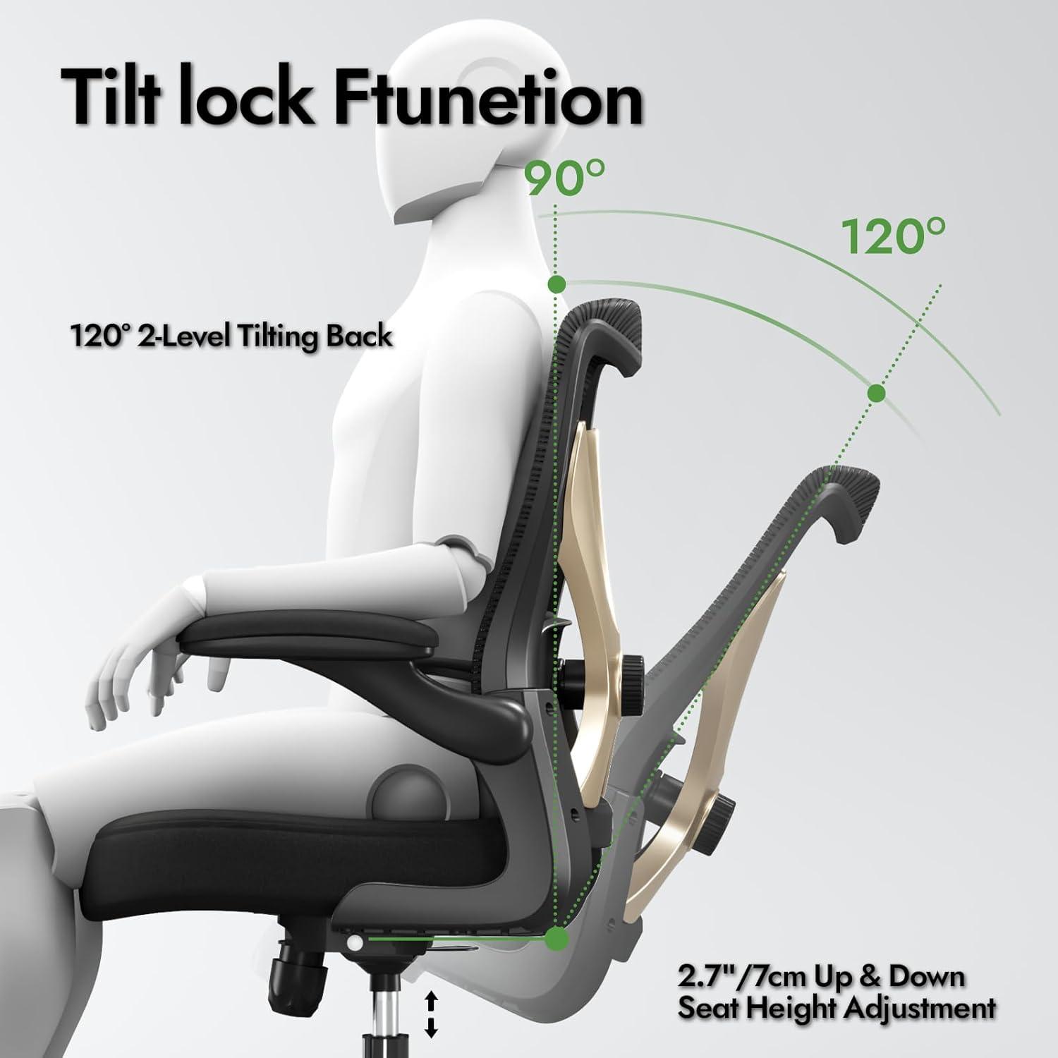 Ergonomischer Bürostuhl X-förmiger Gaming-Schreibtischstuhl Lendenwirbelstütze