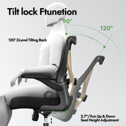 Ergonomischer Bürostuhl X-förmiger Gaming-Schreibtischstuhl Lendenwirbelstütze