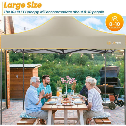 Faltpavillon 3x3 mit Seitenwänden, wasserdicht und