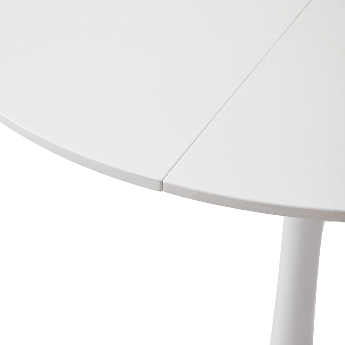 Moderner runder Esstisch weiß 80cm – Ideal für kleine Räume