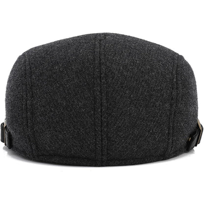 Herren Schiebermütze kariert – Flatcap für Herbst & Winter