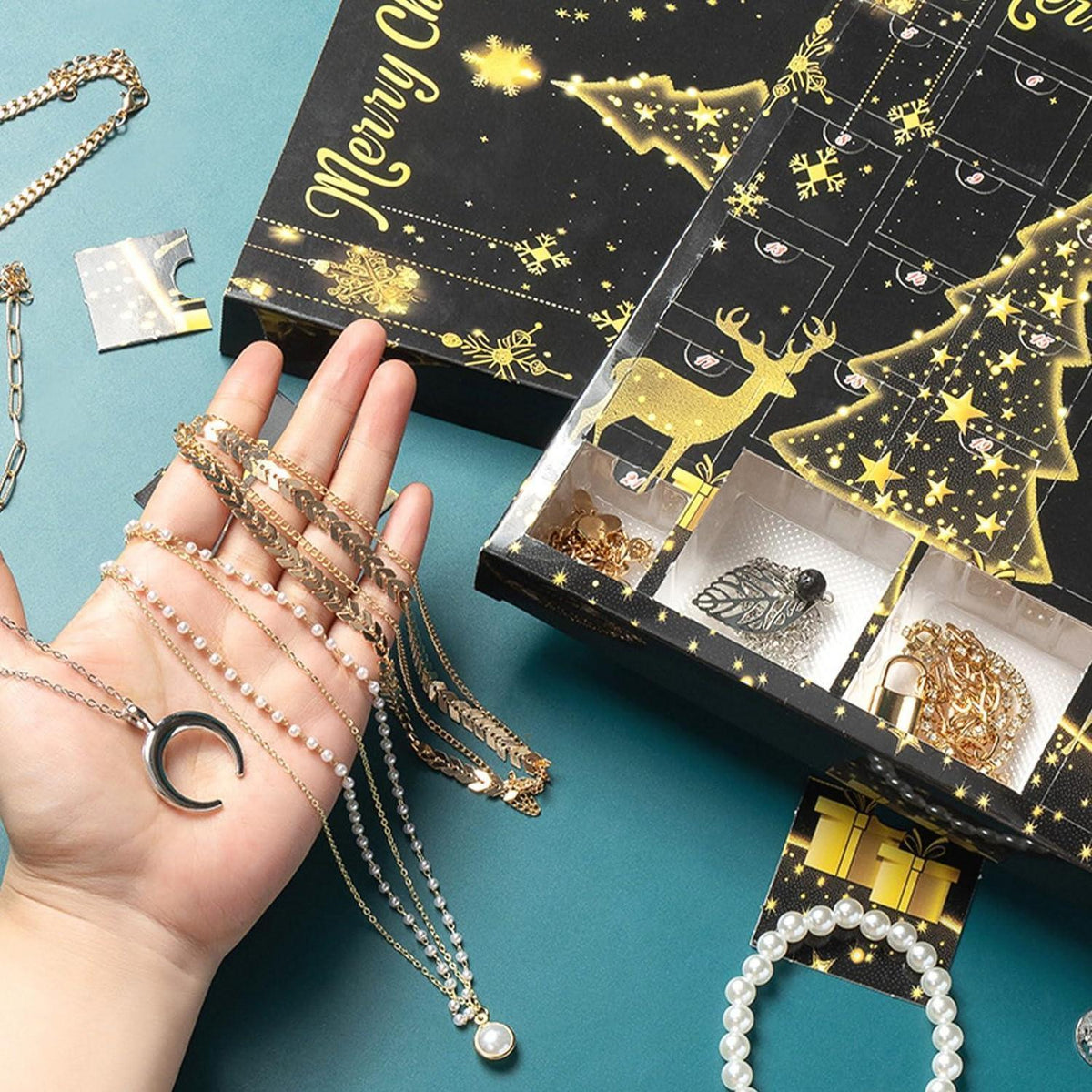 Schmuck Adventskalender 2026 Damen & Mädchen – 24 Überraschungen