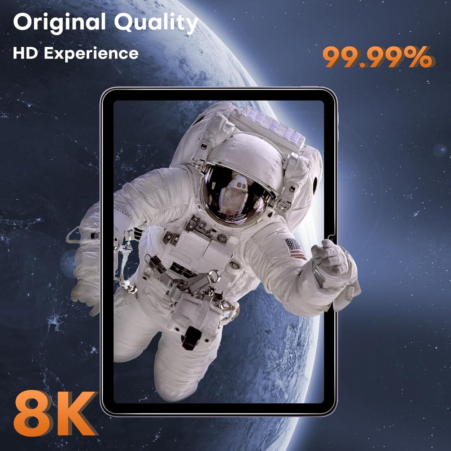 Panzerglas iPad Air 13 Zoll 2024 2er Set 9H Härte Anti-Kratzer HD-Klar