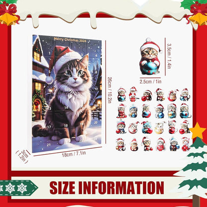Weihnachtsbaum Katzen Anhänger Adventskalender 2024