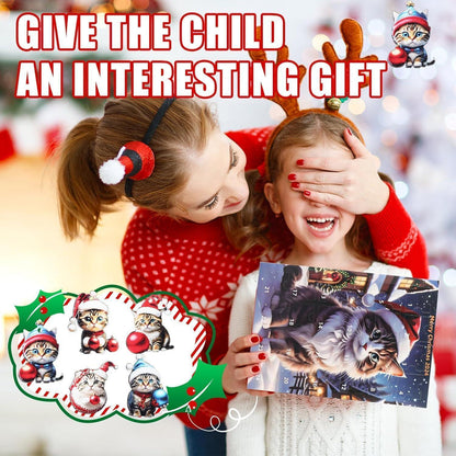 Weihnachtsbaum Katzen Anhänger Adventskalender 2024