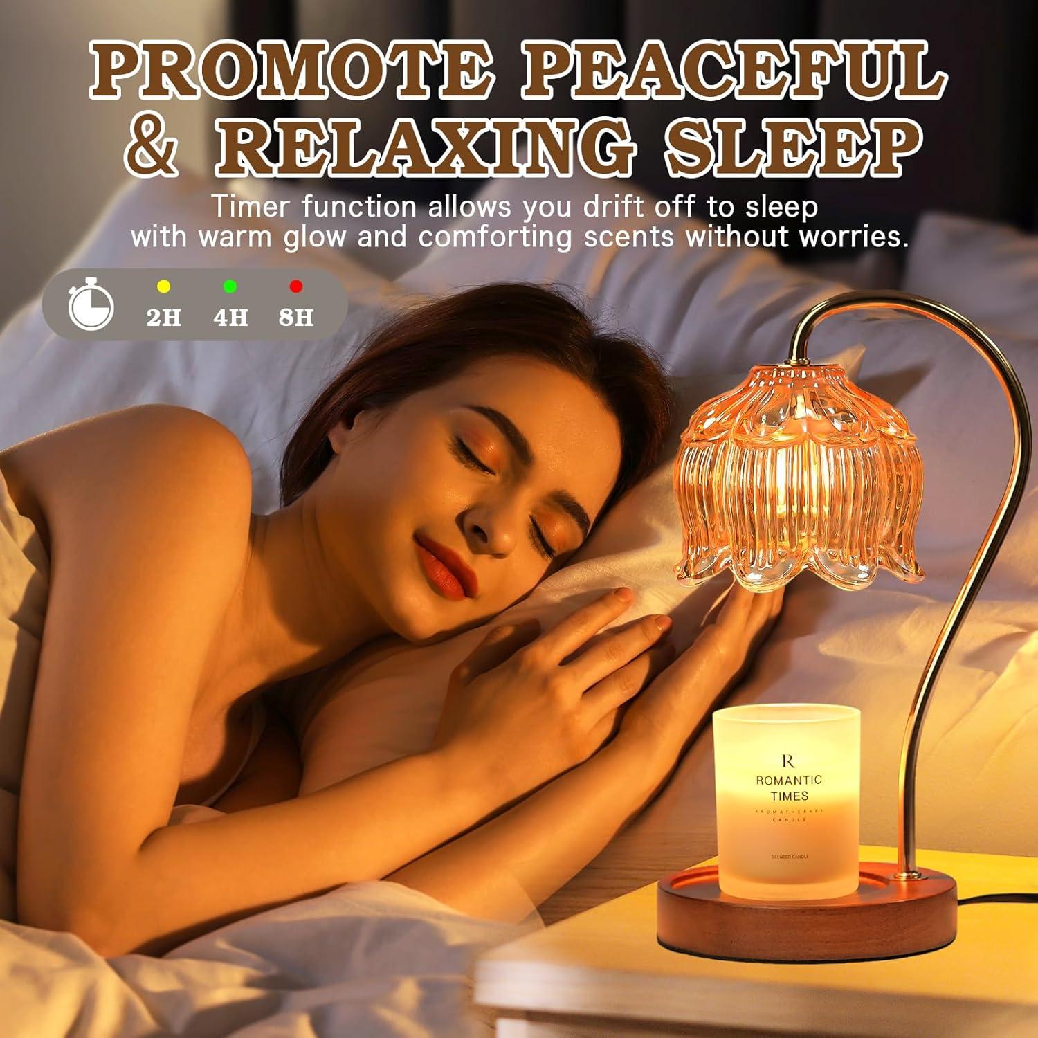 Valentinstagsgeschenk: Dimmbare Kerzenwärmerlampe mit Timer