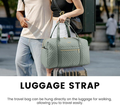 Große Damen Reisetasche mit Laptopfach und