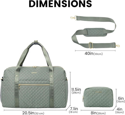Sportliche Damen Reisetasche mit Laptopfach und Nass-Trocken-Trennung
