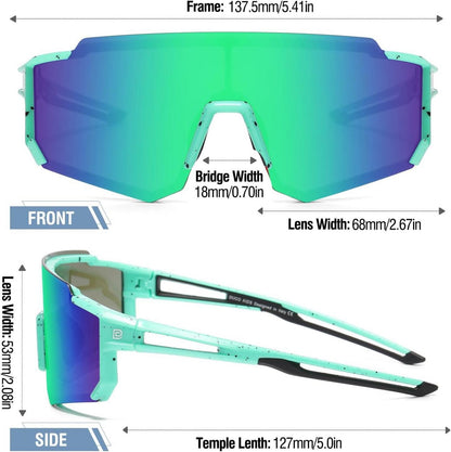 Polarisierte Jugend Sonnenbrille UV400 Leichter Rahmen anti Rutsch