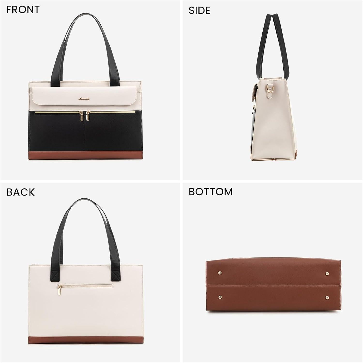 Laptoptasche 15,6 Zoll Damen Handtasche Aktentasche Lehrertasche Büro Uni
