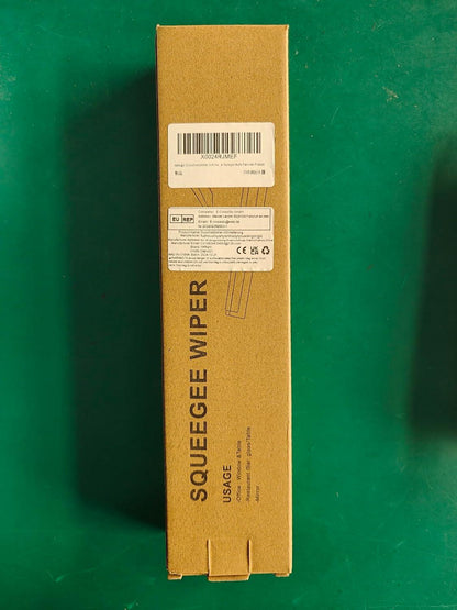 25CM Duschabzieher Edelstahl Halterung 3 Silikonabstreiflippen Schraubendreher