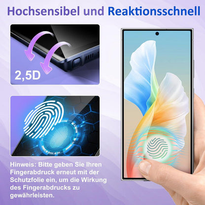 Samsung Galaxy S24 Ultra 5G Panzerglas Schutzfolie 9H Härte