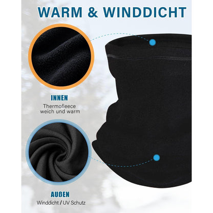 Winter Loop Schal: Multifunktionstuch für Damen & Herren