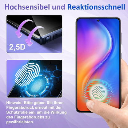 2er Set Panzerglas Displayfolie Samsung Galaxy S22 5G, 9H