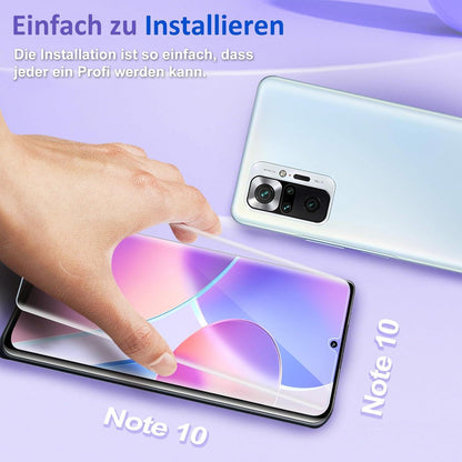 Panzer Schutz Glas Xiaomi Note 10 Lite 9H Härte 2 Stück Displayfolie