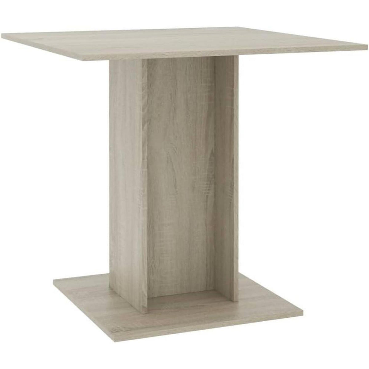 Esstisch Sonoma Eiche 80x80 cm – Massiv & Zeitlos