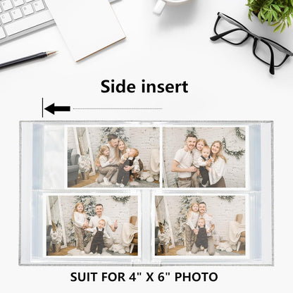 Fotoalbum Vienrose Klein 10x15 Leinen Cover 2 Pack 100 Taschen 200 Fotos Rot