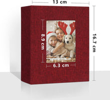 Vienrose Fotoalben Klein 10x15 Fotos 2er Pack Leinen Cover