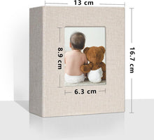 Fotoalbum Vienrose Klein 10x15 Fotos 2er Pack Leinen Cover