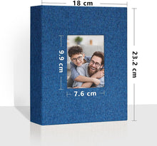 Fotoalbum 10x15 cm 2er Pack Leinen Cover Frontfenster 200