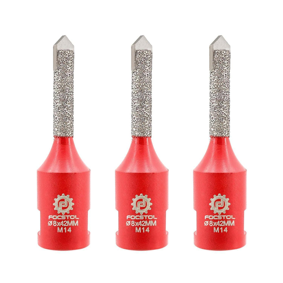 Diamant Mörtel Hakenbohrer 8mm x 42mm für Winkelschleifer
