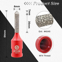 Diamant Mörtel Hakenbohrer 8mm x 42mm für Winkelschleifer