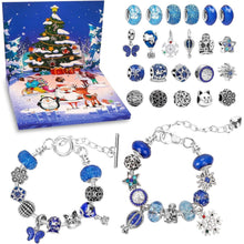 Adventskalender Schmuck Mädchen 24 DIY Charm Armbänder Kit