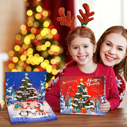 Adventskalender Schmuck Mädchen 24 DIY Charm Armbänder Kit