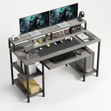 Schreibtisch Gaming-Computertisch mit Tastaturablage & Monitorständer