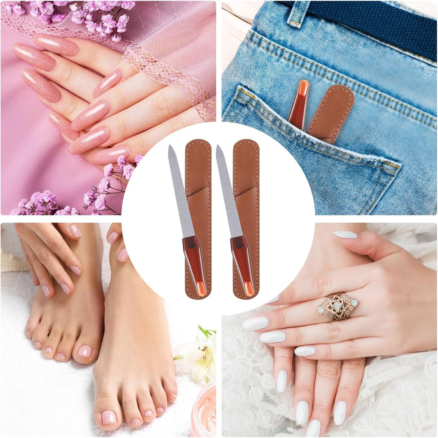 Nagelfeile Set 4-teilig Maniküre Pediküre Werkzeug Frauen