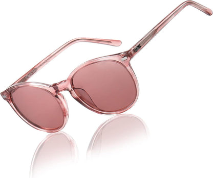 Damen Retro Sonnenbrille Polarisiert UV400 Leichtgewicht Acetat Rahmen