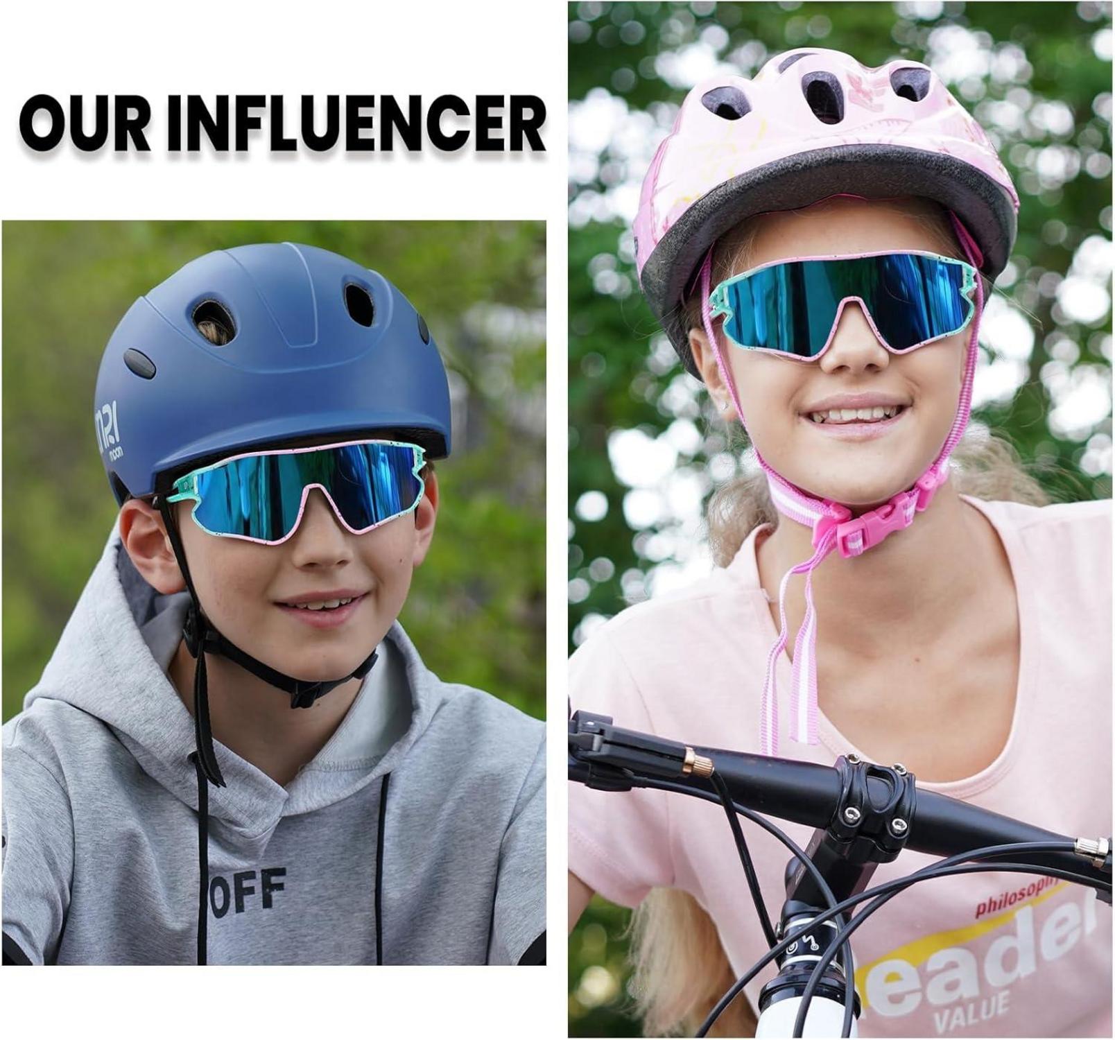 Kinder Sonnenbrille TR90 Rahmen UV400 Sport Radfahren