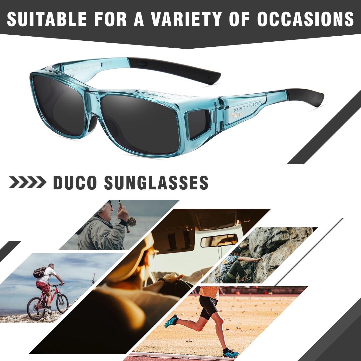 Polarisierte Überbrille DUCO UV400 Schutz Fit-over Sonnenbrille