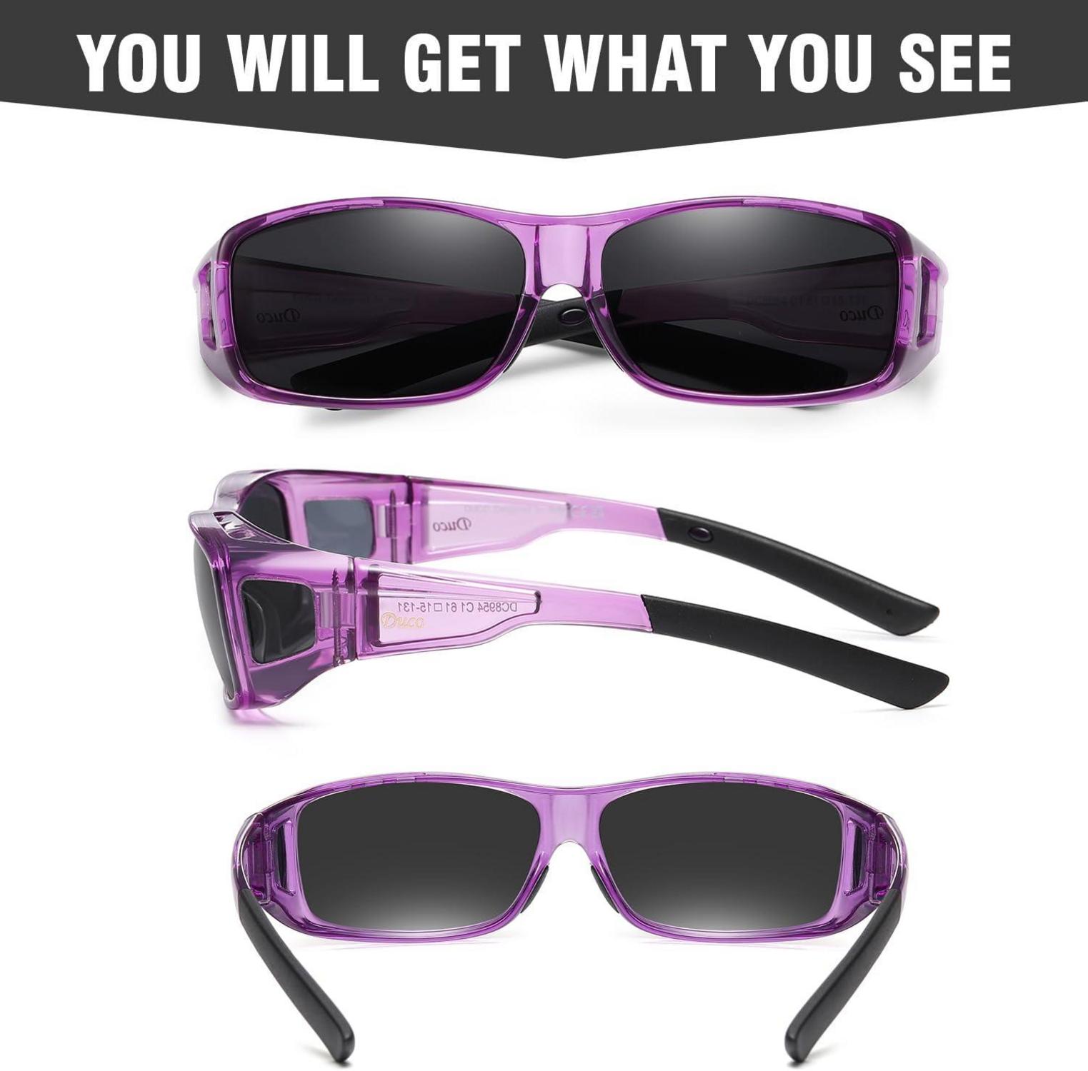 Polarisierte Sonnenbrille UV400 Schutz DUCO Unisex L Größe