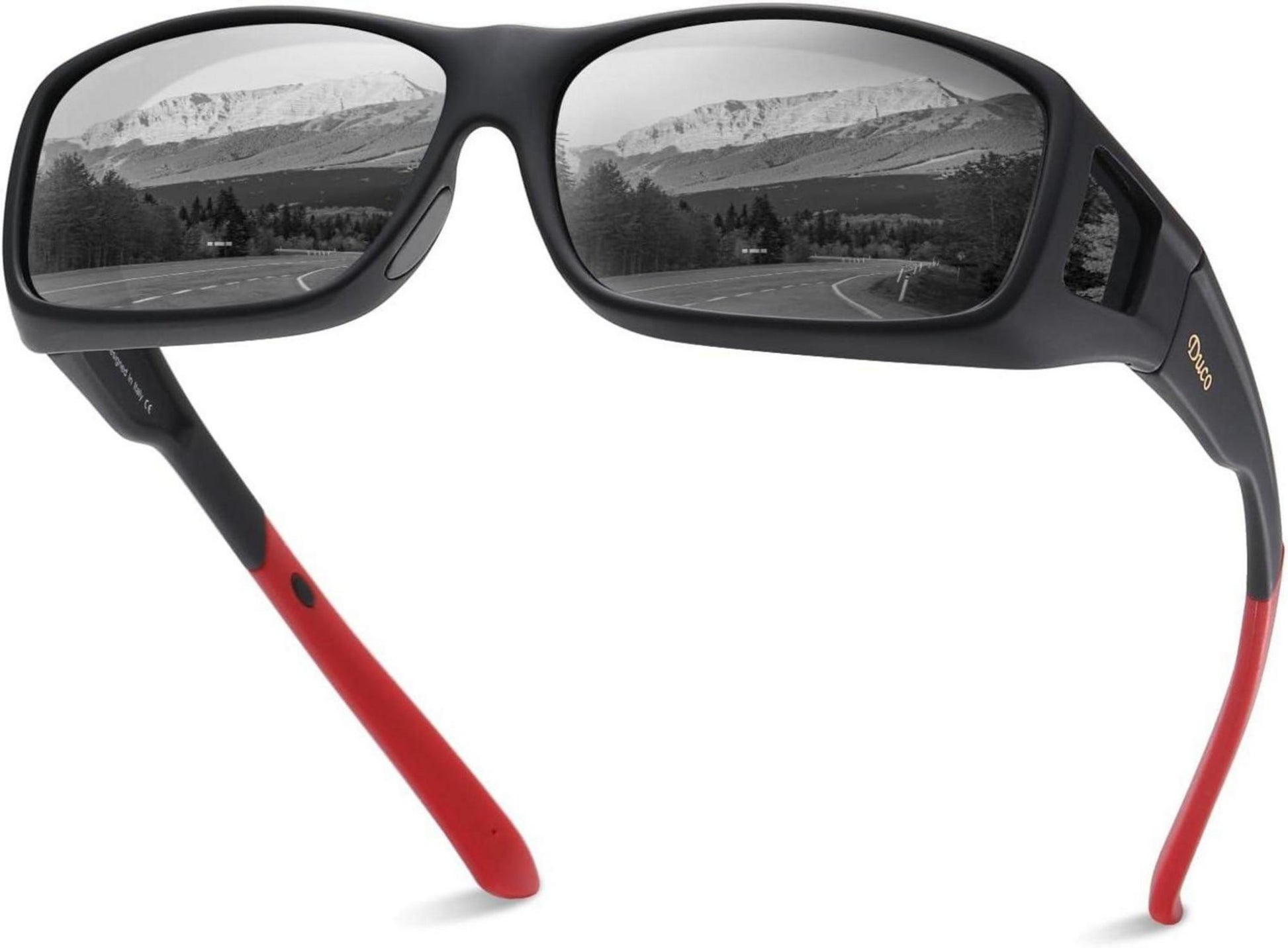 Polarisierte Wrap-Around Sonnenbrille mit UV400 Schutz