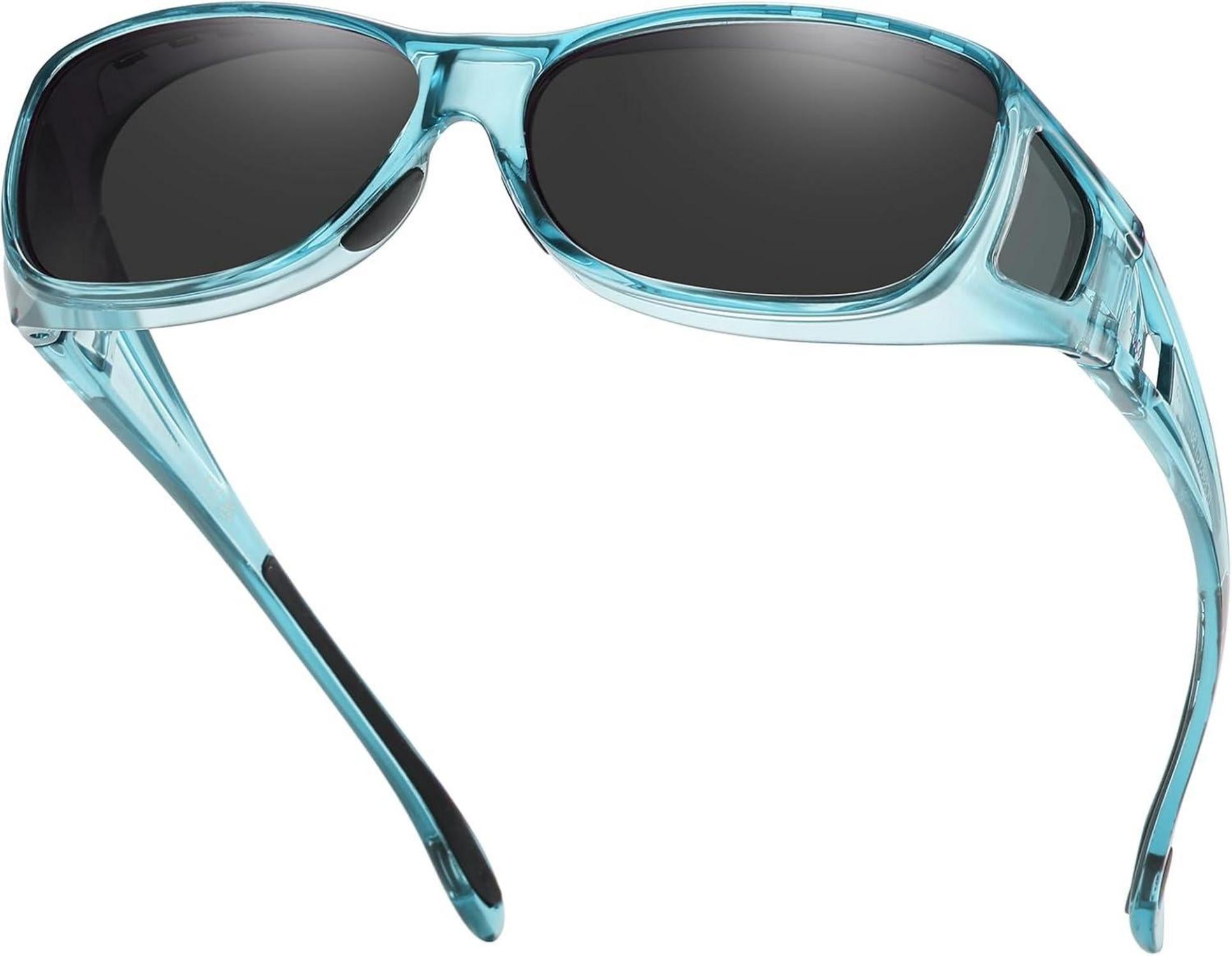 Polarisierte Sonnenbrille UV400 Schutz für Brillenträger Wrap Around