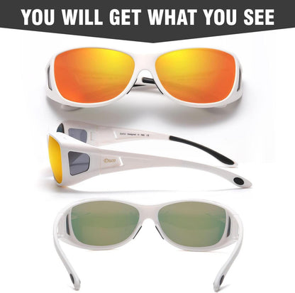 Polarisierte Überbrille für Brillenträger UV400 Schutz