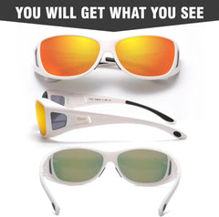Polarisierte Überbrille für Brillenträger UV400 Schutz