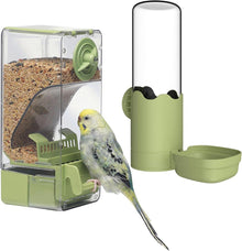 Automatisches Vogelfutterspender und Wasserspender Set für Vögel