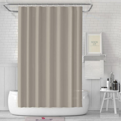 Duschvorhang 180x200 Anti-schimmel Wasserdicht PEVA Beige 1er Pack